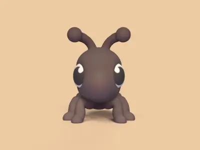 Ant Big Eyes 3D print model