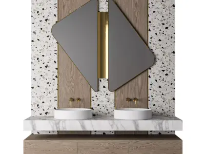 Luxury Bathroom 117 3D model