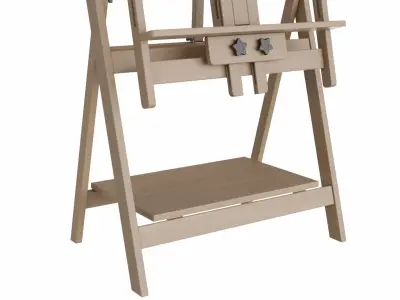 Studio Easel 3D model