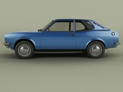 Fiat 128 Sport Coupe S 3D model