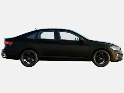 Volkswagen Jetta 2024 SE Spec Low-poly 3D model