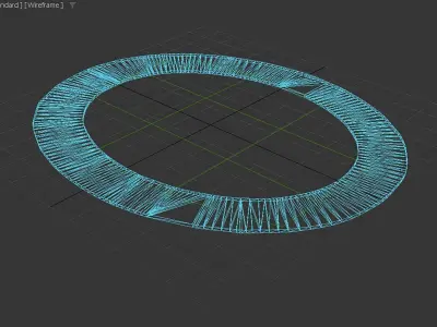 Painting Frame 5 Low-poly 3D model