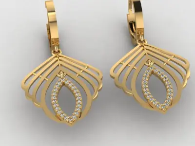 Women Earring  3D print model