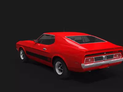 Mustang Mach1 73 3D model