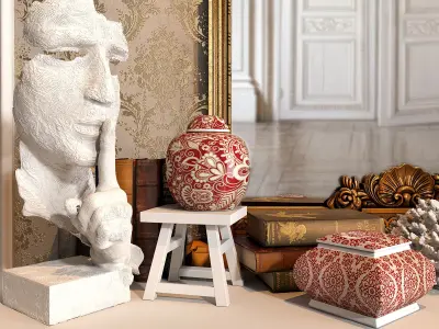 Decor set 07 3D model