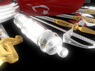 Ottoman Empire Emblem 3D model