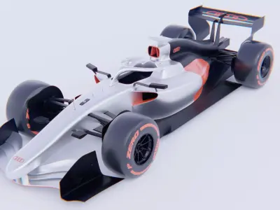 Audi F1 2026 Concept  3D model