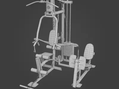 Home Gym-Exercise Equipment-11 Low-poly 3D model