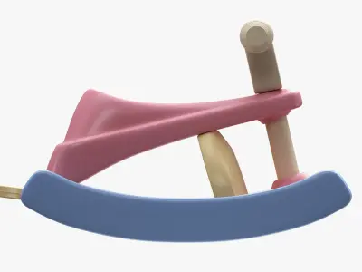 Baby rocking chair 3D model