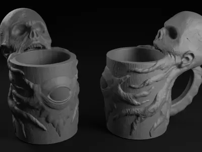 Creature Cup - 3D print 3D print model
