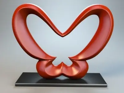 Abstract Figure 3D model 12