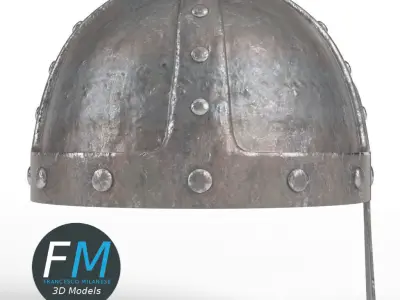 Medieval helmet 3D model