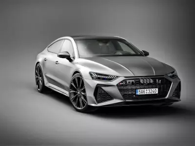 2025 Audi RS7 Performance Interior and Exterior  Low-poly 3D model