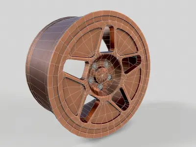 Wheels Fifteen52 collection Low-poly 3D model