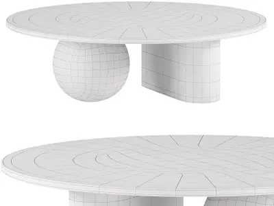 Coffee table Model RD 0854 3D model