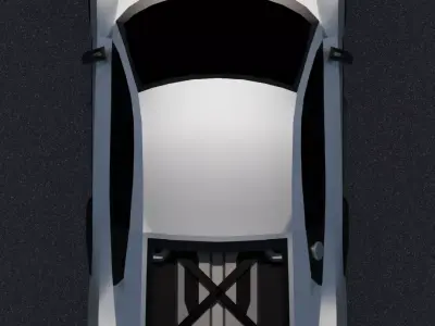 Audi R8 3d low-poly Model Low-poly 3D model