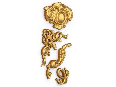 Classic decor ornament 294 3D model