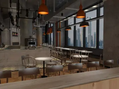 Restaurant 4 3D model