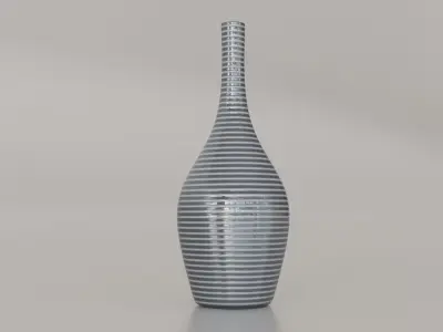 Earthenware jug 04 3D model