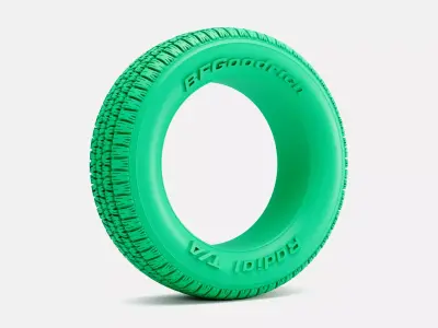 15x6 BFGoodrich Radial TA Tire 215-65-15 3D print model