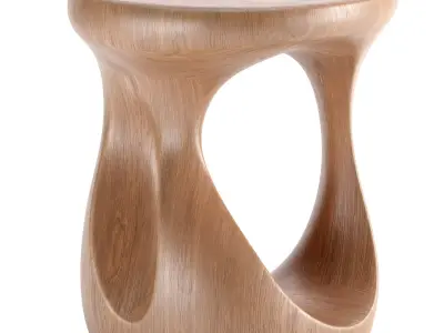 Solid Organic Table 3D model