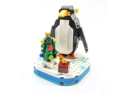Wikibricks3D - 40498 Christmas Penguin 3D print model