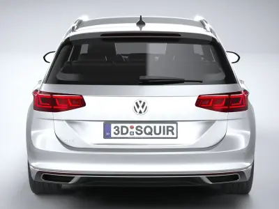 Volkswagen Passat Variant GTE 2020 3D model