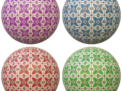 tile patterned 151-seamless-4k-pbr  Texture