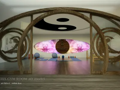 Pilates gym 3d model 3D model