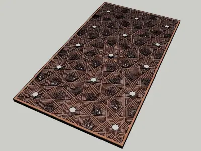 multilayer islamic art 3D print model