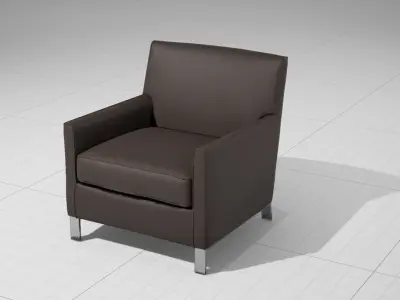 MolteniC Francine Chair UE4 Low-poly 3D model