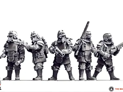 Valour Korps - Engineers 3D print model