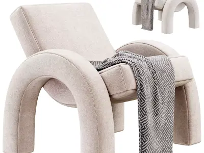 ARCO LOUNGE CHAIR 3D model