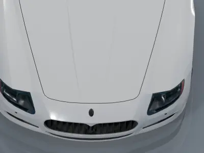 Maserati Quattroporte - Photorealistic Low-poly 3D model