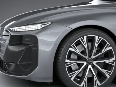 Audi A6 Avant e-tron 2025 3D model