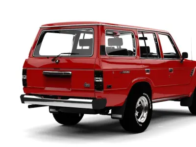 TOYOTA SAMURAI J88  Low-poly 3D model