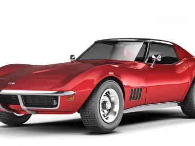 Chevrolet Corvette Stingray C3 1969 3D model