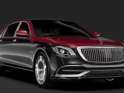 Mercedes Maybach S 560 4Matic X222 2019 3D model