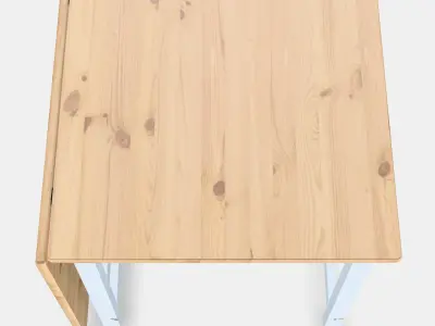 PINNTORP Gateleg table Low-poly 3D model