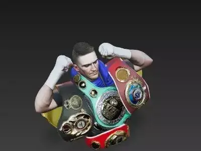 Oleksandr Usyk Boxing Champion 3D Model 3D print model