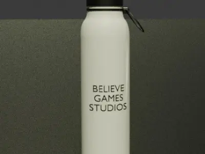 Bottle Free low-poly 3D model