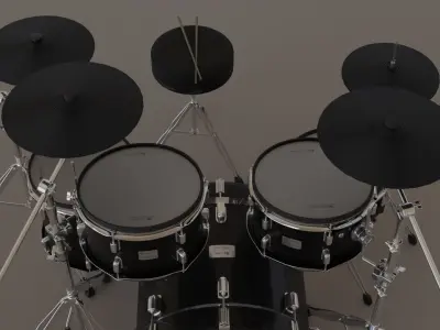 Drums drum 3D model