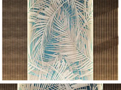 Wall 3D panel 07 3D model