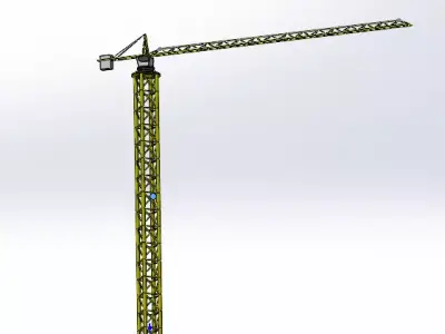 Tower Crane 3D print model