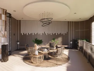 The Companion Building Of Sambas Cultural Centre 3D model