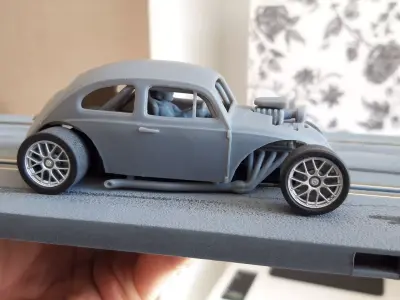 Volksrod Socal hotrod VW Beetle  printed body and interior 3D print model