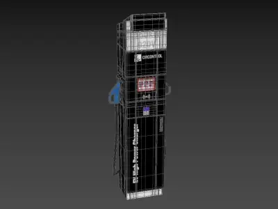 Circutor Raption 150 EV Fast Charging Station 3D model