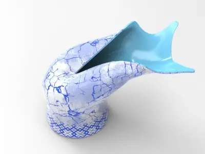 Jol Vase Low-poly 3D model