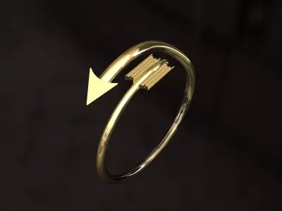 Arrow Ring 3D print model purchase
