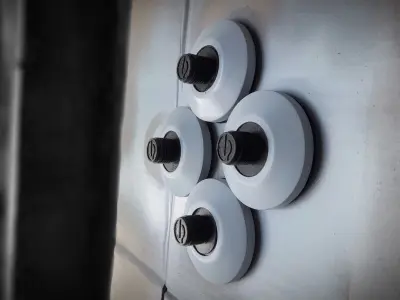Center Caps Racing Sparco NS2 Wheels 3D print model